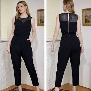 Rock & Shine Black Sleeveless Crop Jumpsuit